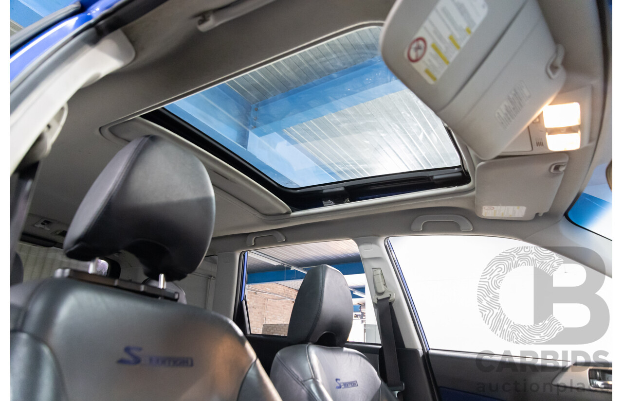 2/2011 Subaru Forester S-Edition MY11 4d Wagon World Rally Blue Pearl 2.5L