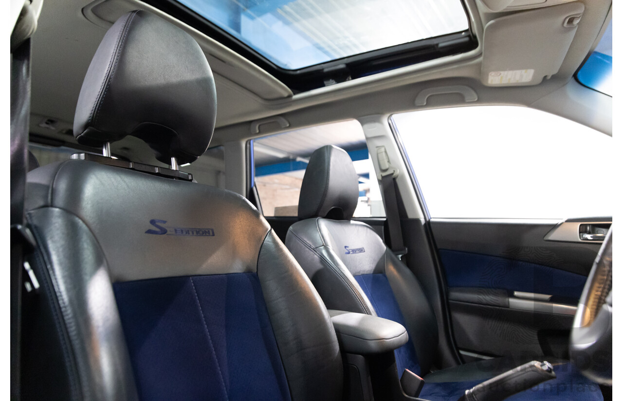 2/2011 Subaru Forester S-Edition MY11 4d Wagon World Rally Blue Pearl 2.5L