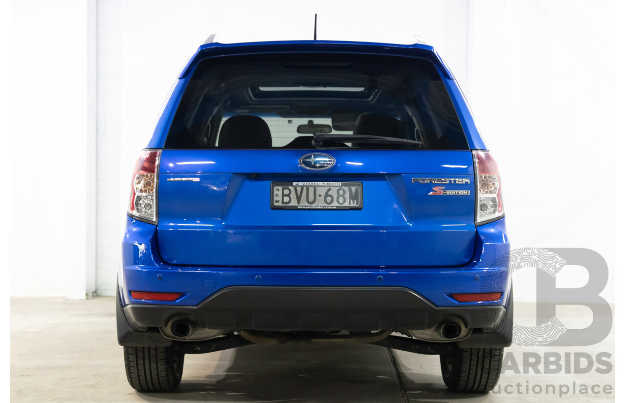 2/2011 Subaru Forester S-Edition MY11 4d Wagon World Rally Blue Pearl 2.5L