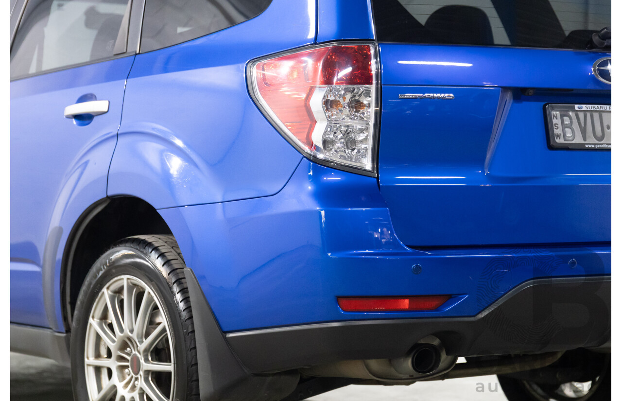 2/2011 Subaru Forester S-Edition MY11 4d Wagon World Rally Blue Pearl 2.5L