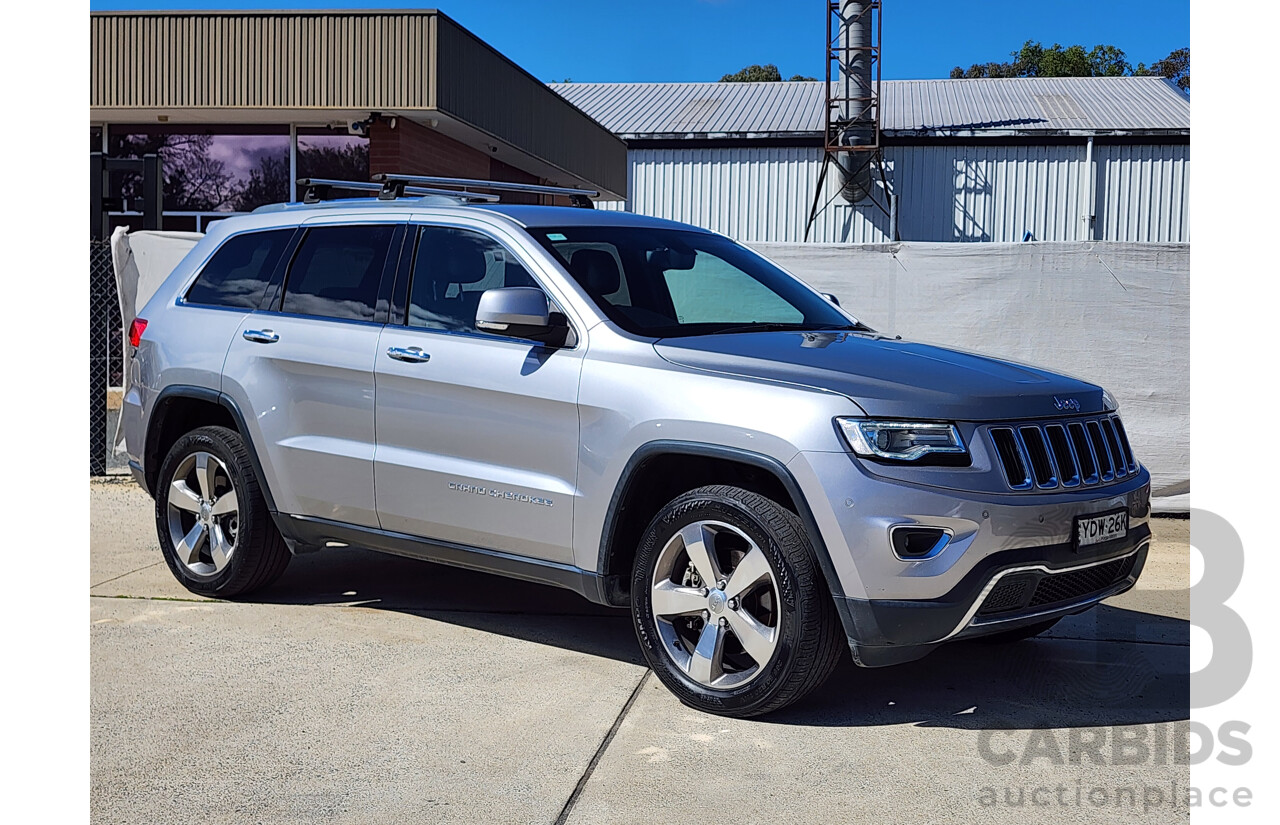 5/2015 Jeep Grand Cherokee Limited (4x4) WK MY15 4d Wagon Silver 3.0L