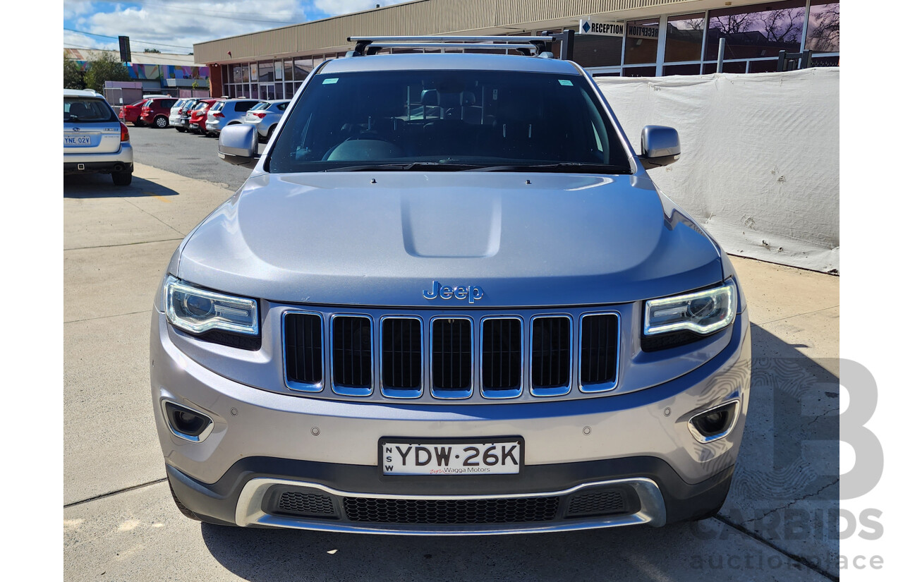 5/2015 Jeep Grand Cherokee Limited (4x4) WK MY15 4d Wagon Silver 3.0L