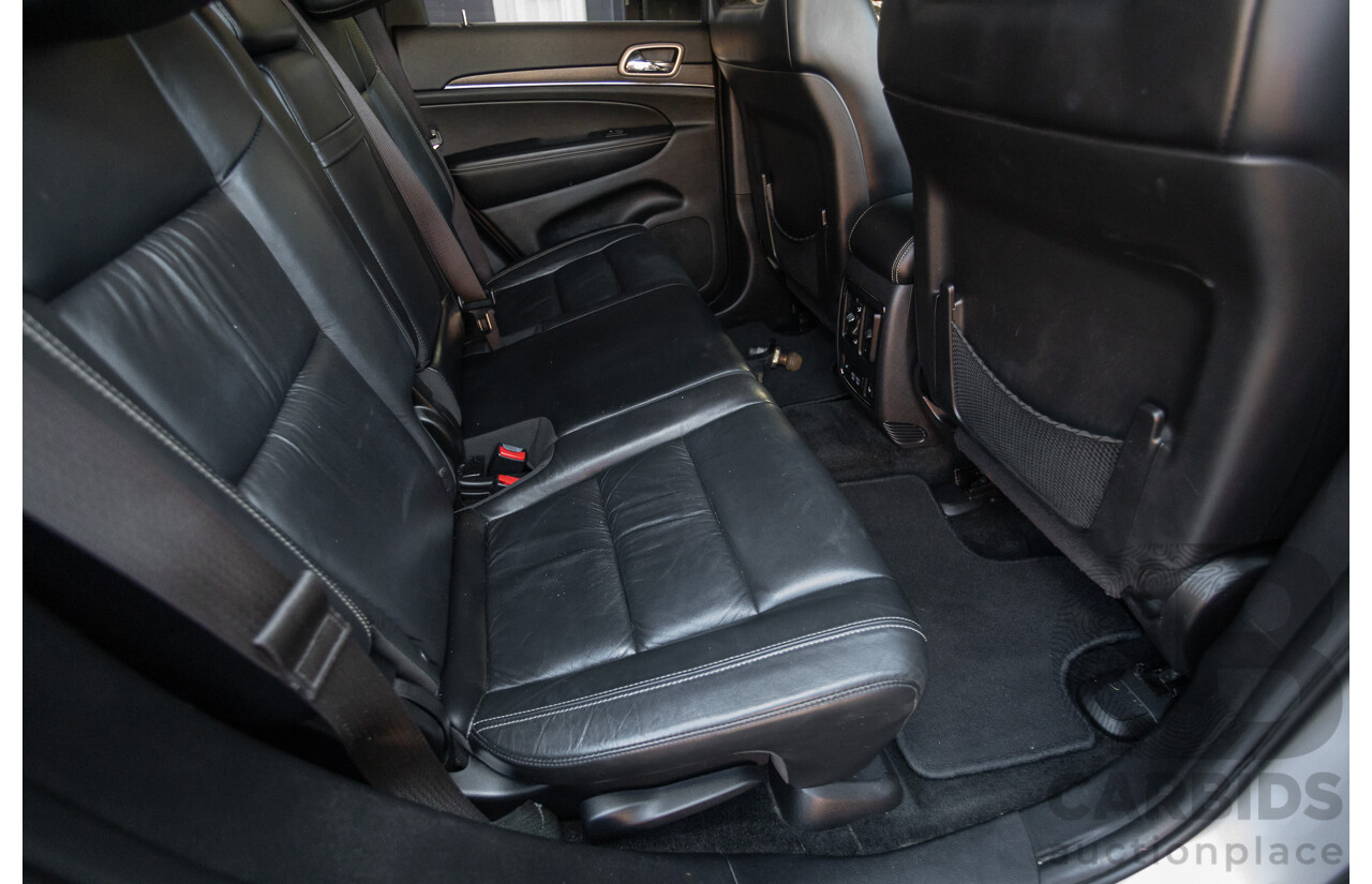 5/2015 Jeep Grand Cherokee Limited (4x4) WK MY15 4d Wagon Billet Silver Metallic Turbo Diesel V6 3.0L