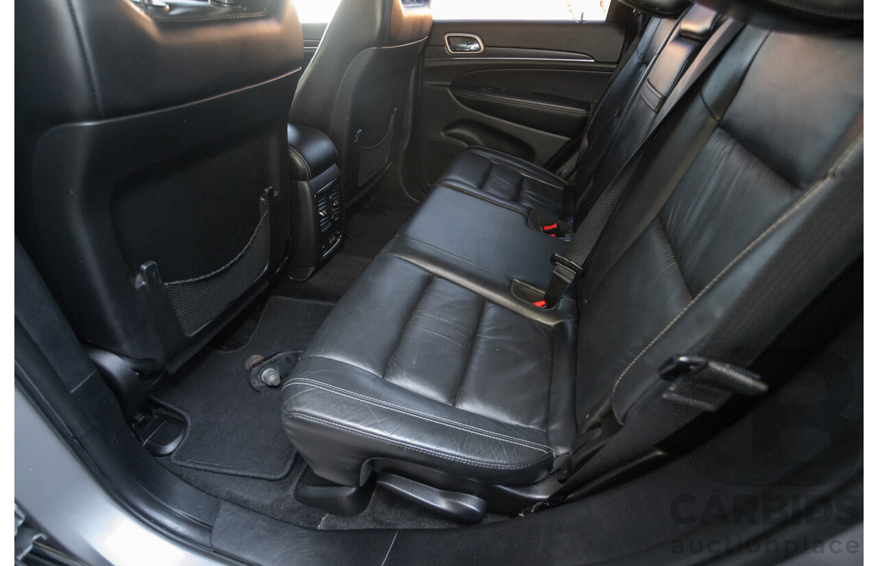 5/2015 Jeep Grand Cherokee Limited (4x4) WK MY15 4d Wagon Billet Silver Metallic Turbo Diesel V6 3.0L