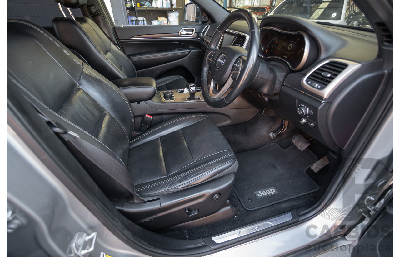 5/2015 Jeep Grand Cherokee Limited (4x4) WK MY15 4d Wagon Billet Silver Metallic Turbo Diesel V6 3.0L