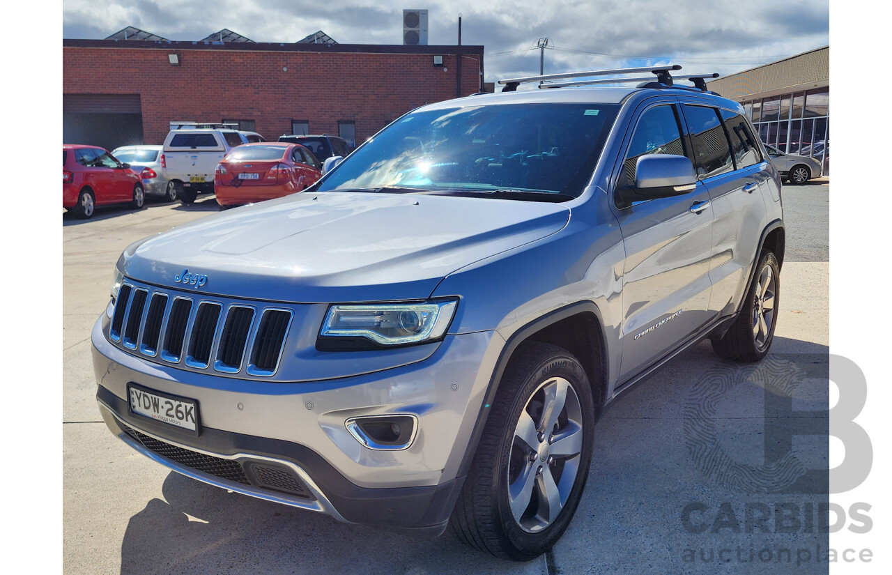 5/2015 Jeep Grand Cherokee Limited (4x4) WK MY15 4d Wagon Silver 3.0L
