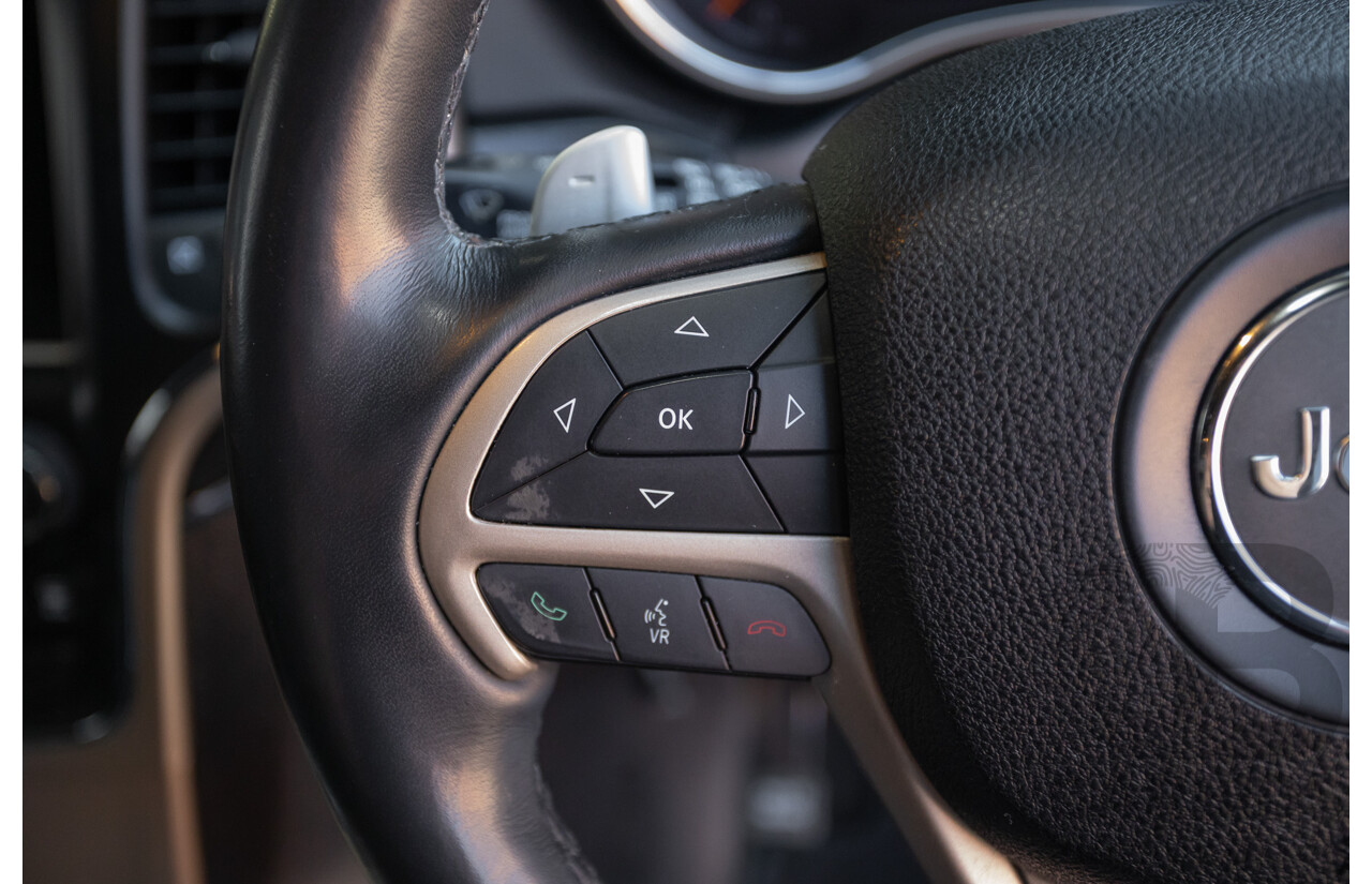 5/2015 Jeep Grand Cherokee Limited (4x4) WK MY15 4d Wagon Billet Silver Metallic Turbo Diesel V6 3.0L