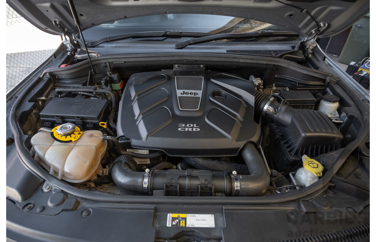 5/2015 Jeep Grand Cherokee Limited (4x4) WK MY15 4d Wagon Billet Silver Metallic Turbo Diesel V6 3.0L