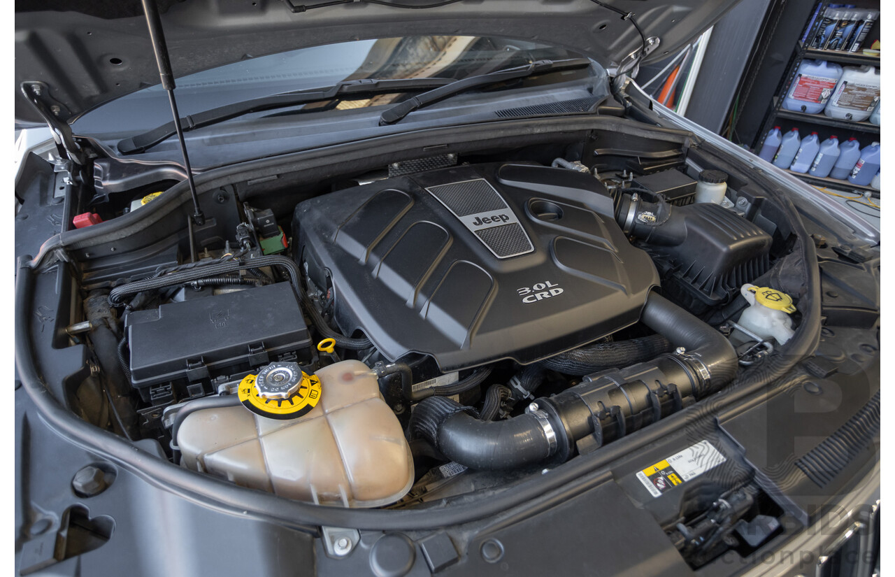 5/2015 Jeep Grand Cherokee Limited (4x4) WK MY15 4d Wagon Billet Silver Metallic Turbo Diesel V6 3.0L