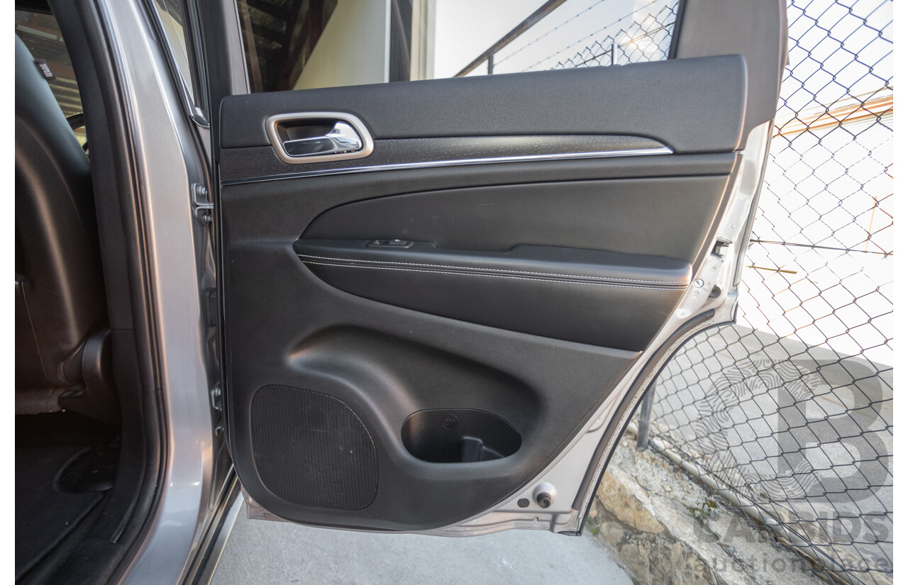 5/2015 Jeep Grand Cherokee Limited (4x4) WK MY15 4d Wagon Billet Silver Metallic Turbo Diesel V6 3.0L