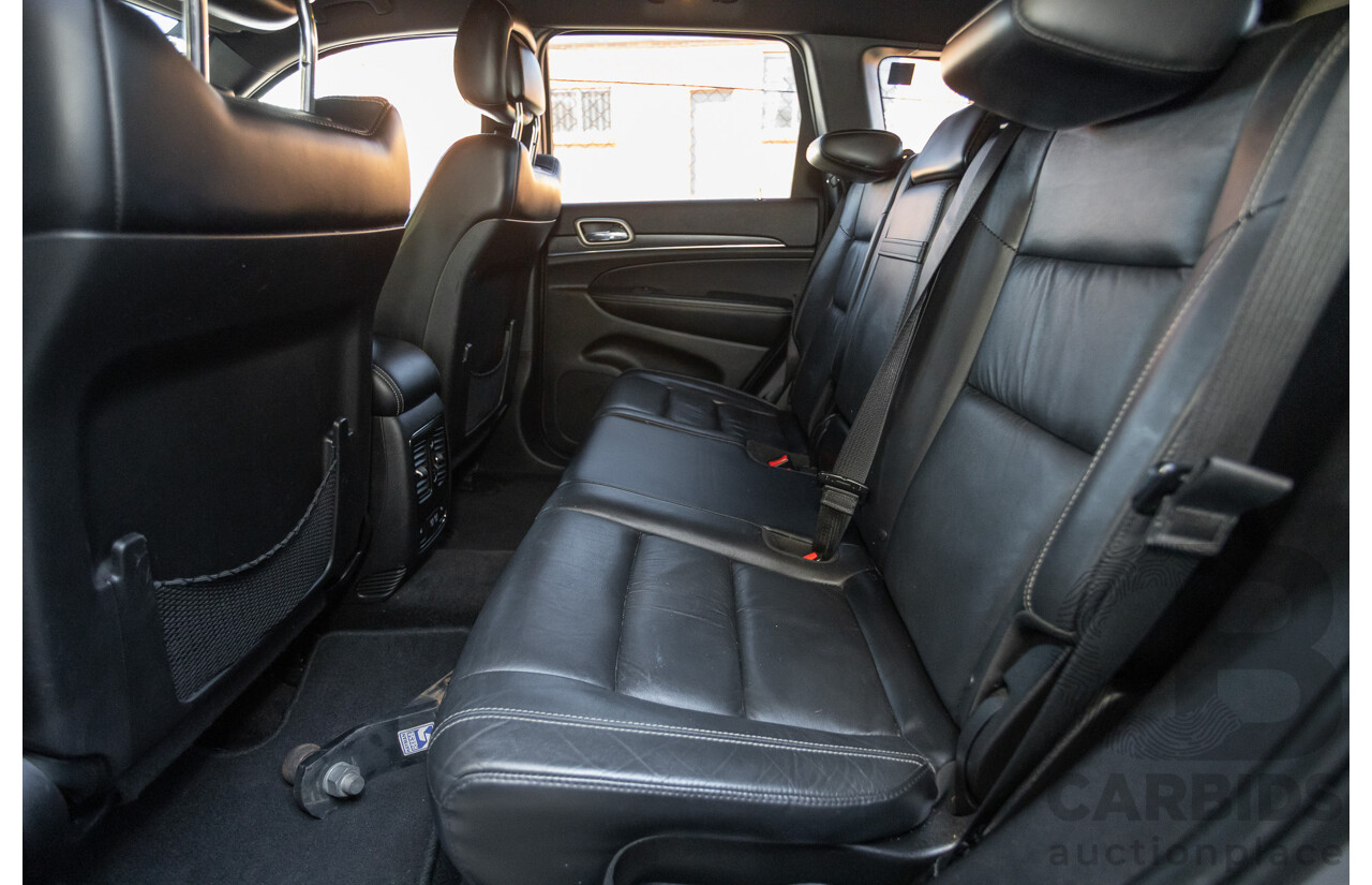 5/2015 Jeep Grand Cherokee Limited (4x4) WK MY15 4d Wagon Billet Silver Metallic Turbo Diesel V6 3.0L