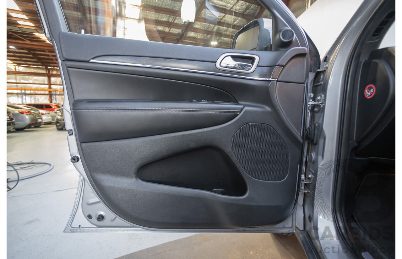 5/2015 Jeep Grand Cherokee Limited (4x4) WK MY15 4d Wagon Billet Silver Metallic Turbo Diesel V6 3.0L