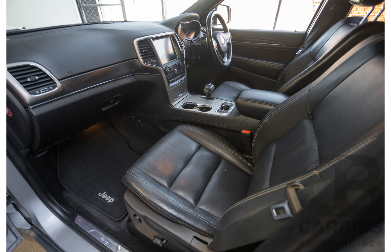 5/2015 Jeep Grand Cherokee Limited (4x4) WK MY15 4d Wagon Billet Silver Metallic Turbo Diesel V6 3.0L