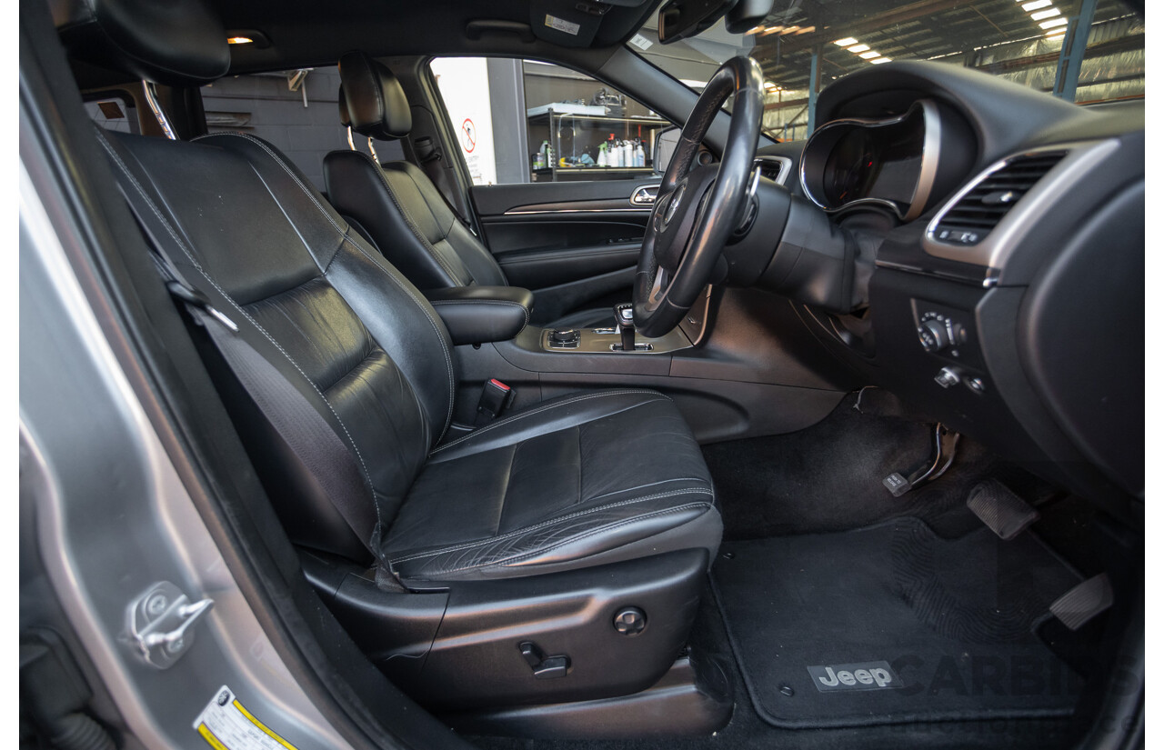 5/2015 Jeep Grand Cherokee Limited (4x4) WK MY15 4d Wagon Billet Silver Metallic Turbo Diesel V6 3.0L