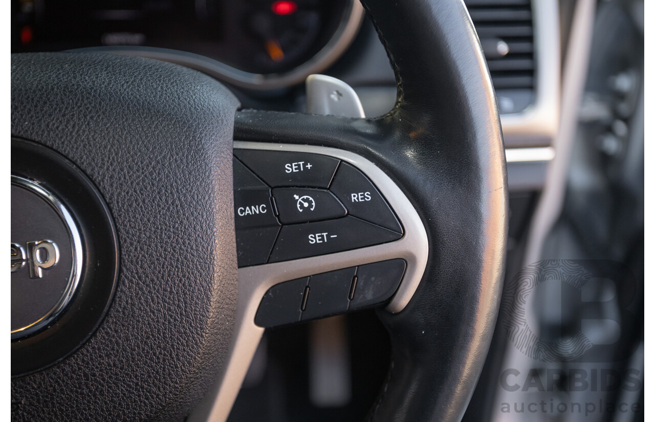5/2015 Jeep Grand Cherokee Limited (4x4) WK MY15 4d Wagon Billet Silver Metallic Turbo Diesel V6 3.0L