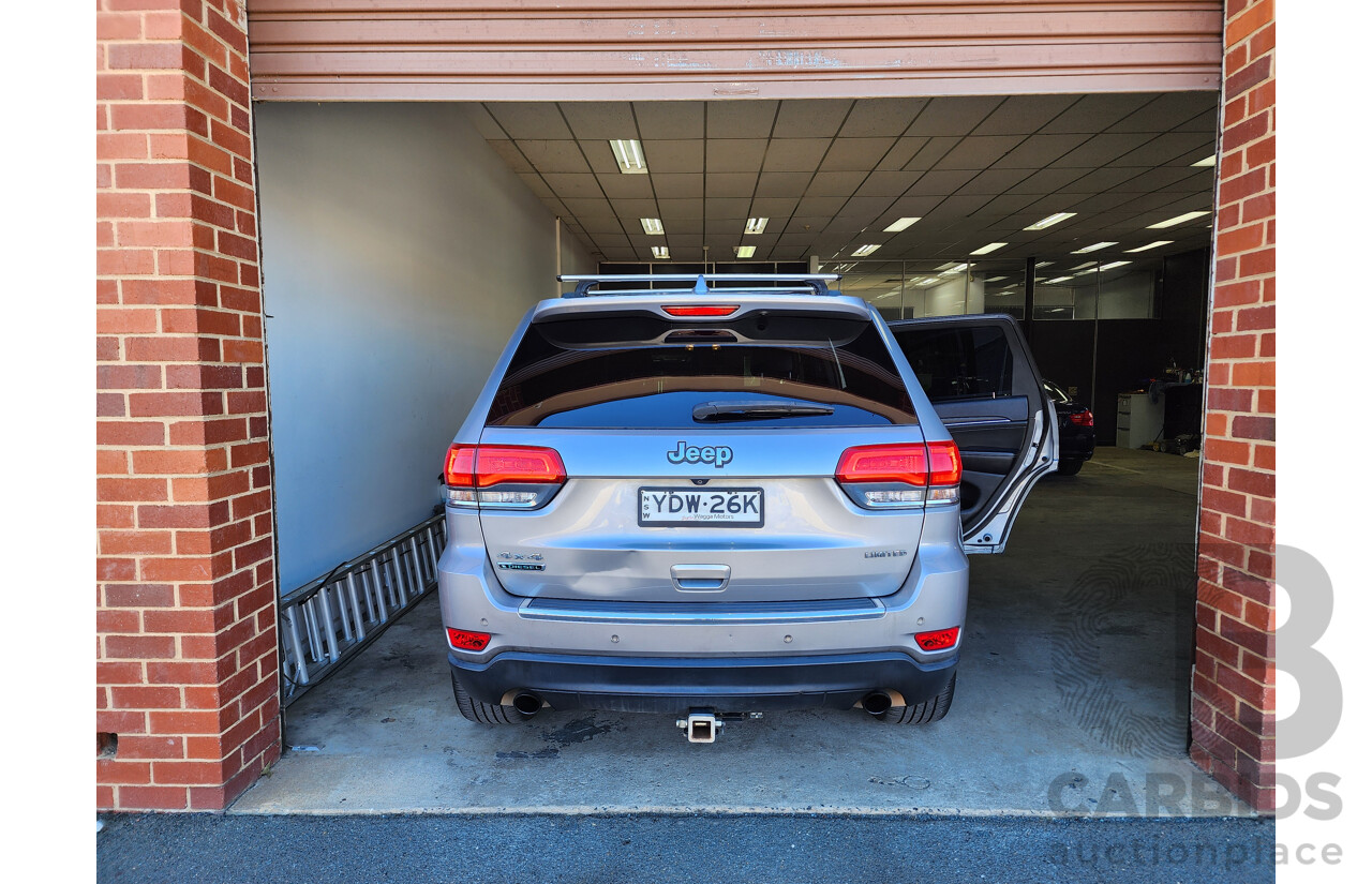 5/2015 Jeep Grand Cherokee Limited (4x4) WK MY15 4d Wagon Silver 3.0L