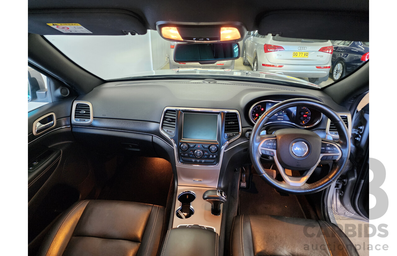 5/2015 Jeep Grand Cherokee Limited (4x4) WK MY15 4d Wagon Silver 3.0L