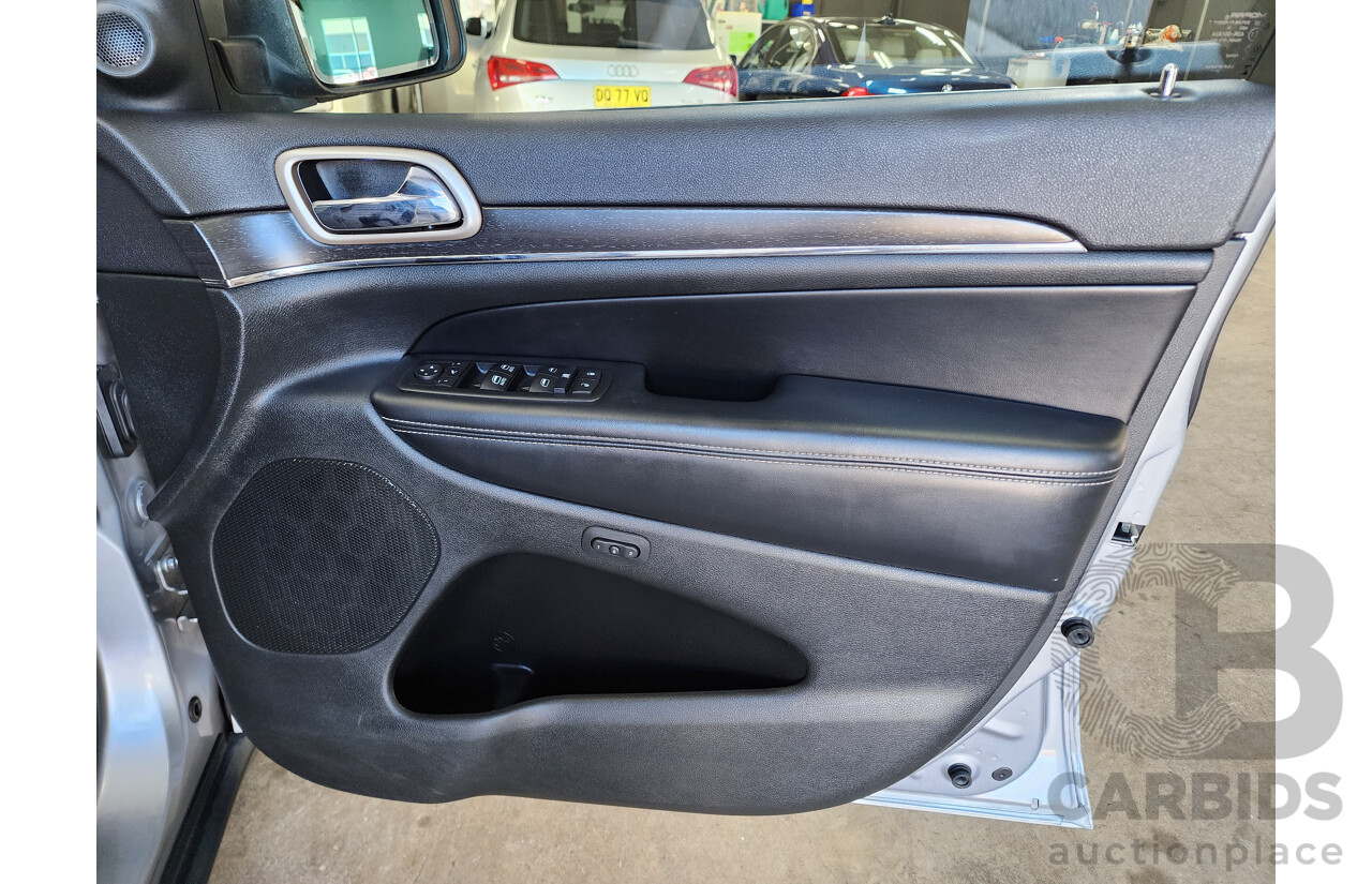 5/2015 Jeep Grand Cherokee Limited (4x4) WK MY15 4d Wagon Silver 3.0L