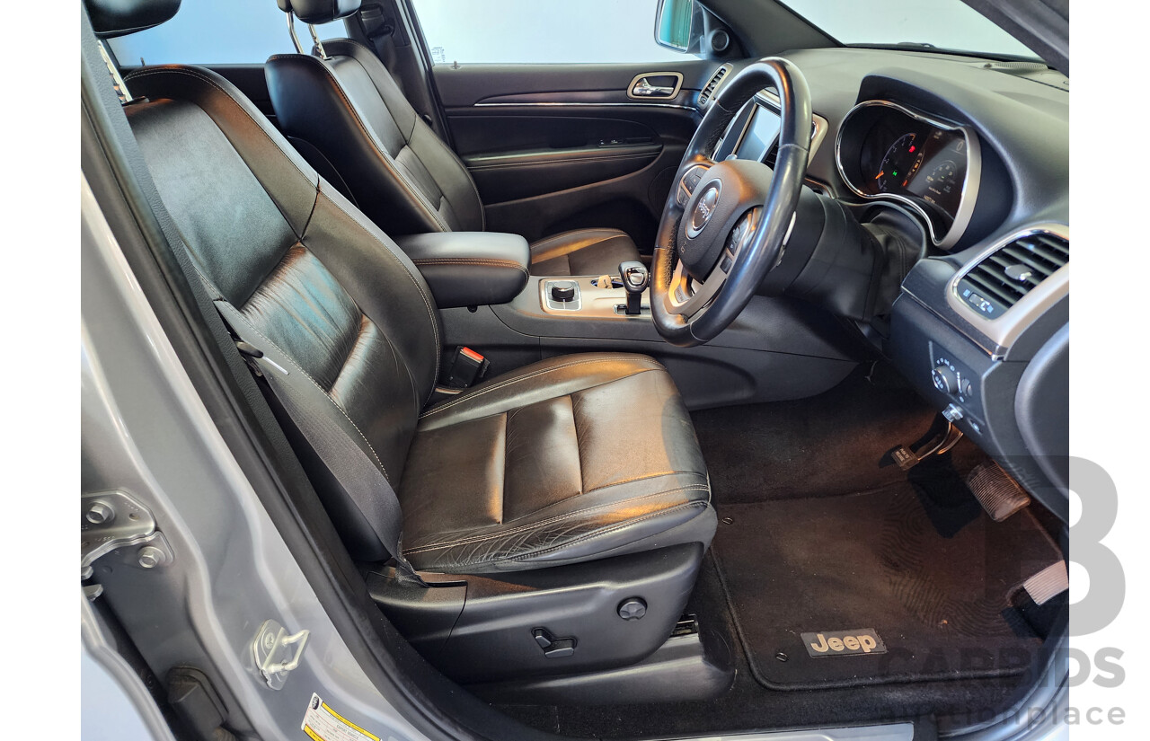 5/2015 Jeep Grand Cherokee Limited (4x4) WK MY15 4d Wagon Silver 3.0L