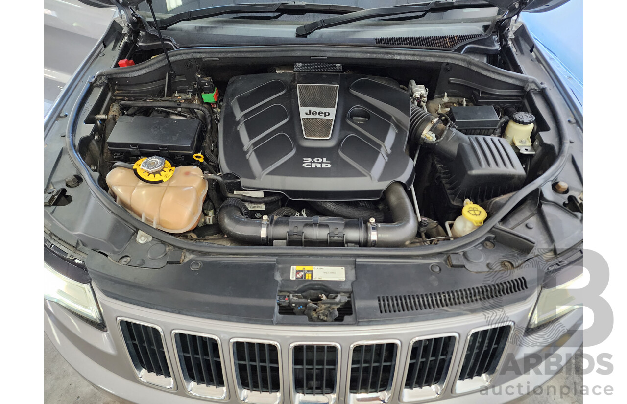 5/2015 Jeep Grand Cherokee Limited (4x4) WK MY15 4d Wagon Silver 3.0L