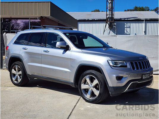5/2015 Jeep Grand Cherokee Limited (4x4) WK MY15 4d Wagon Silver 3.0L