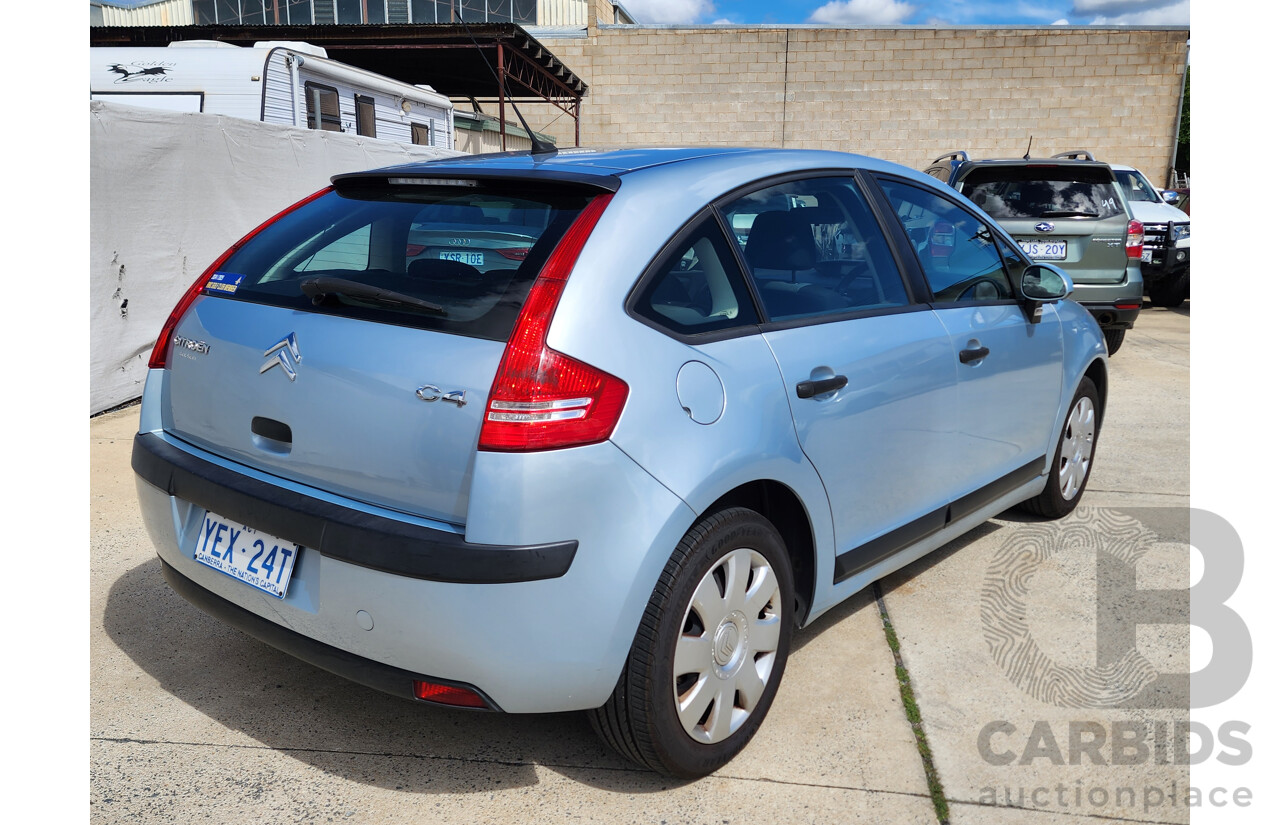 1/2007 Citroen C4 SX 5d Hatchback Blue 1.6L
