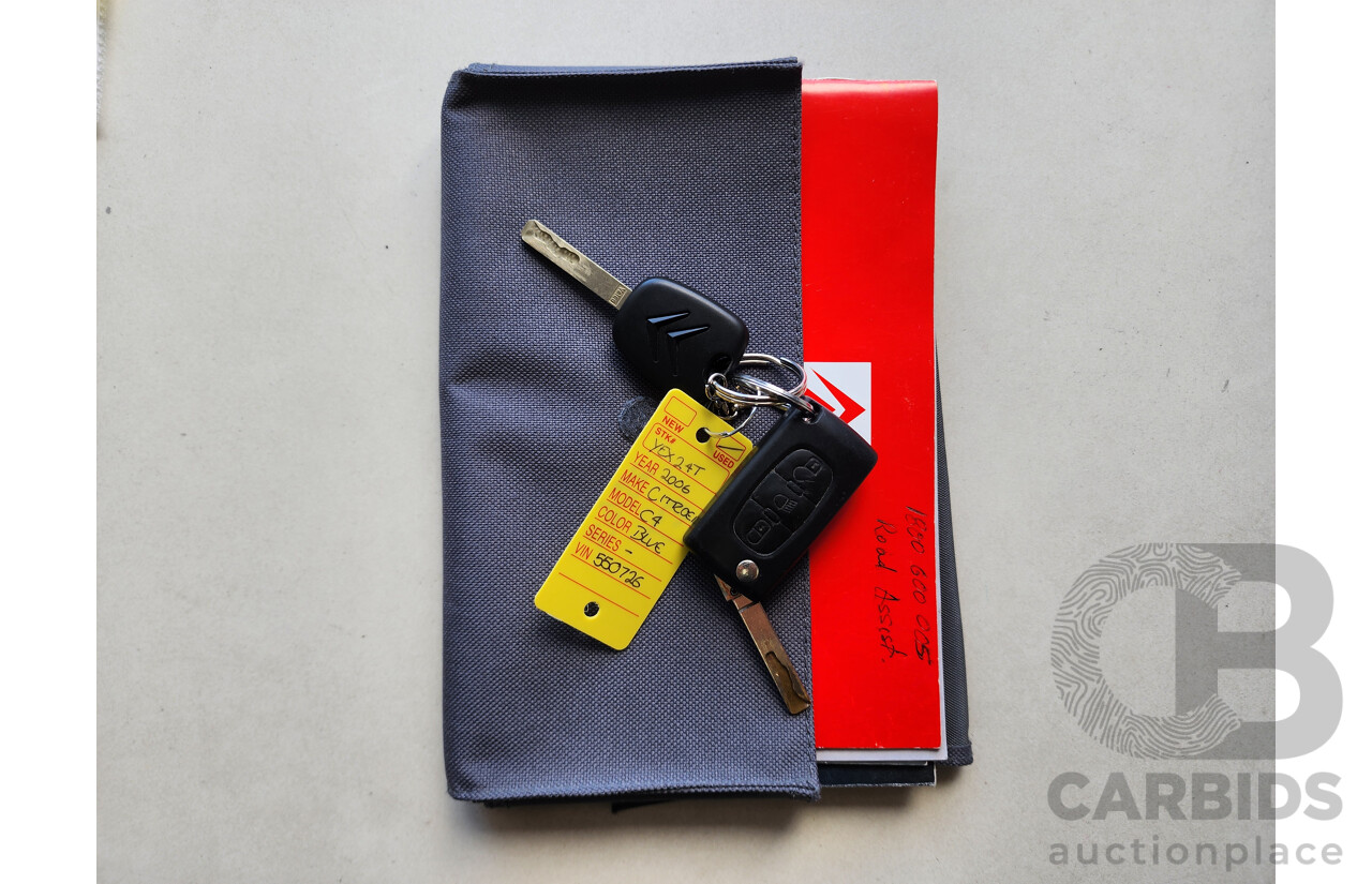 1/2007 Citroen C4 SX  5d Hatchback Blue 1.6L