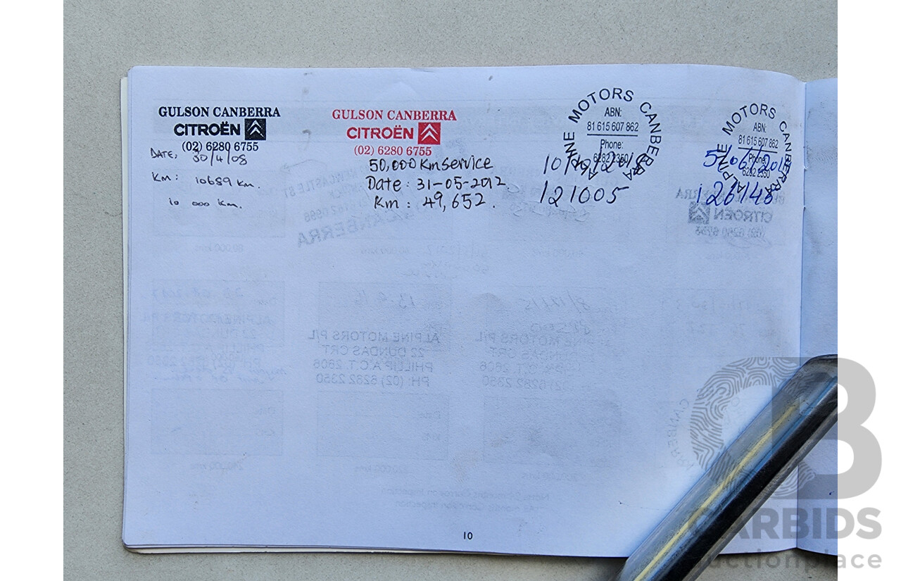 1/2007 Citroen C4 SX  5d Hatchback Blue 1.6L