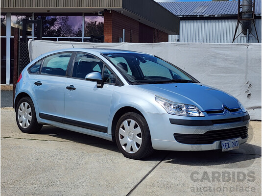 1/2007 Citroen C4 SX  5d Hatchback Blue 1.6L