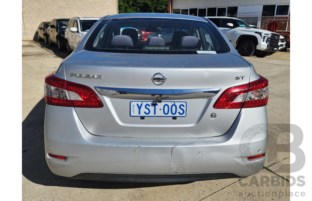 3/2016 Nissan Pulsar ST B17 SERIES 2 4d Sedan Silver 1.8L