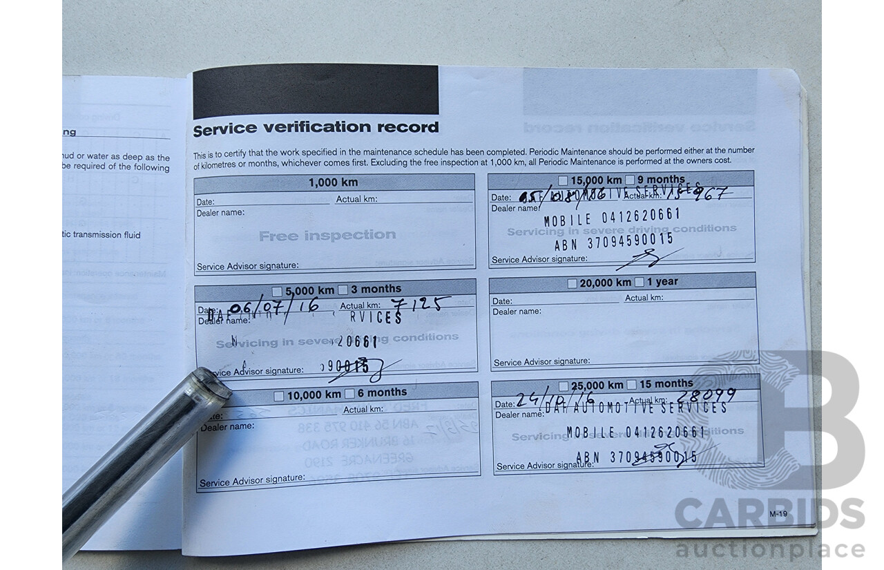 3/2016 Nissan Pulsar ST B17 SERIES 2 4d Sedan Silver 1.8L