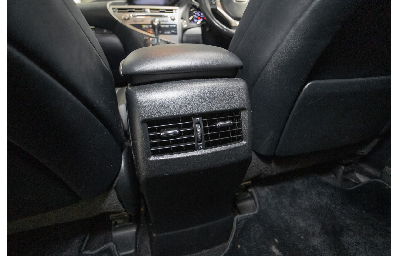 9/2013 Lexus RX350 Luxury GGL15R MY12 4d Wagon White Pearl V6 3.5L