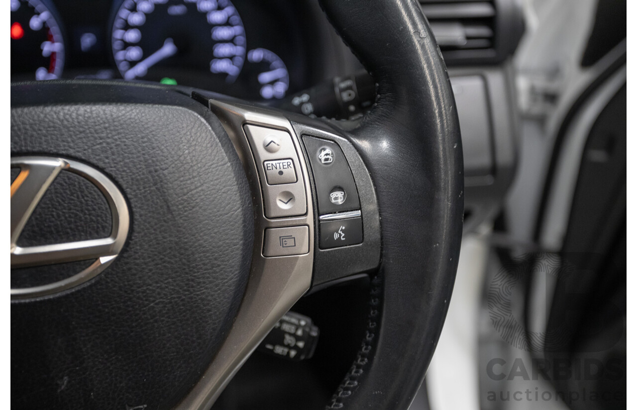 9/2013 Lexus RX350 Luxury GGL15R MY12 4d Wagon White Pearl V6 3.5L