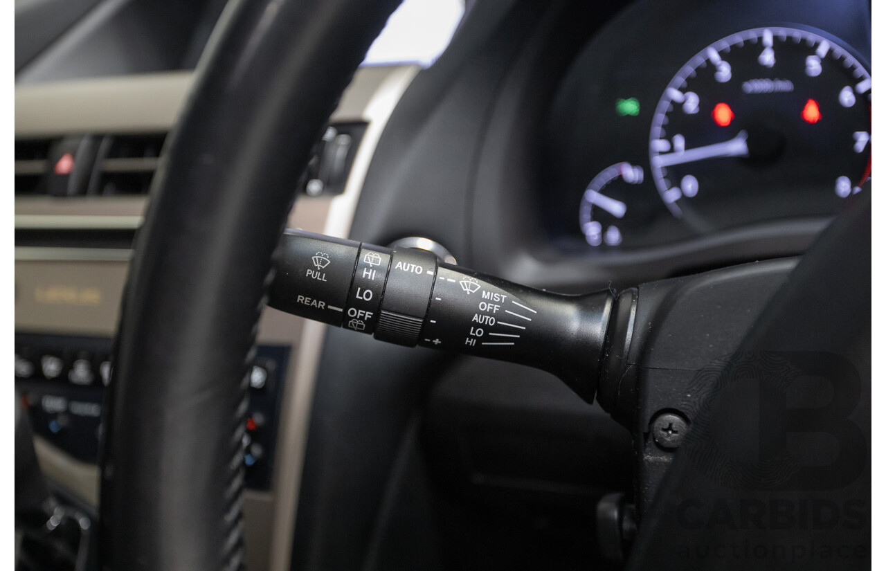 9/2013 Lexus RX350 Luxury GGL15R MY12 4d Wagon White Pearl V6 3.5L