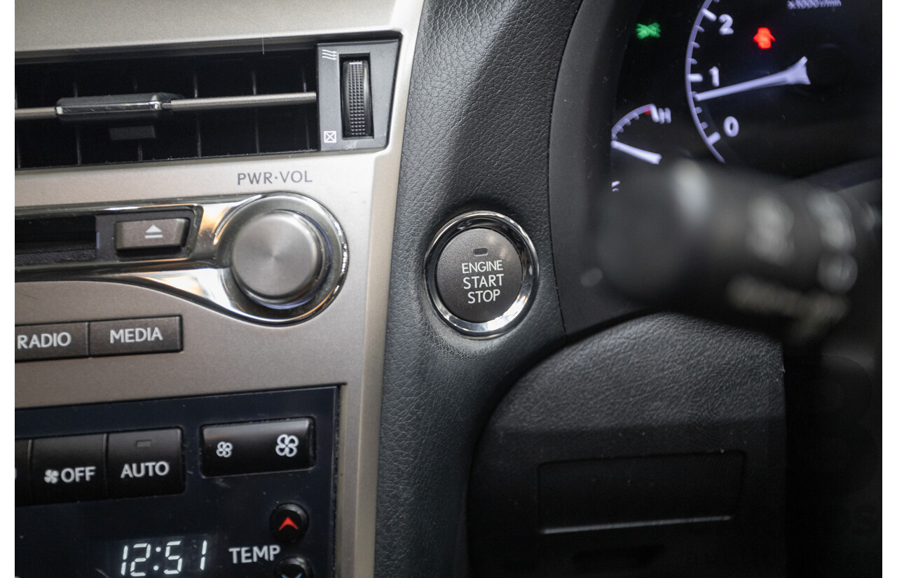 9/2013 Lexus RX350 Luxury GGL15R MY12 4d Wagon White Pearl V6 3.5L