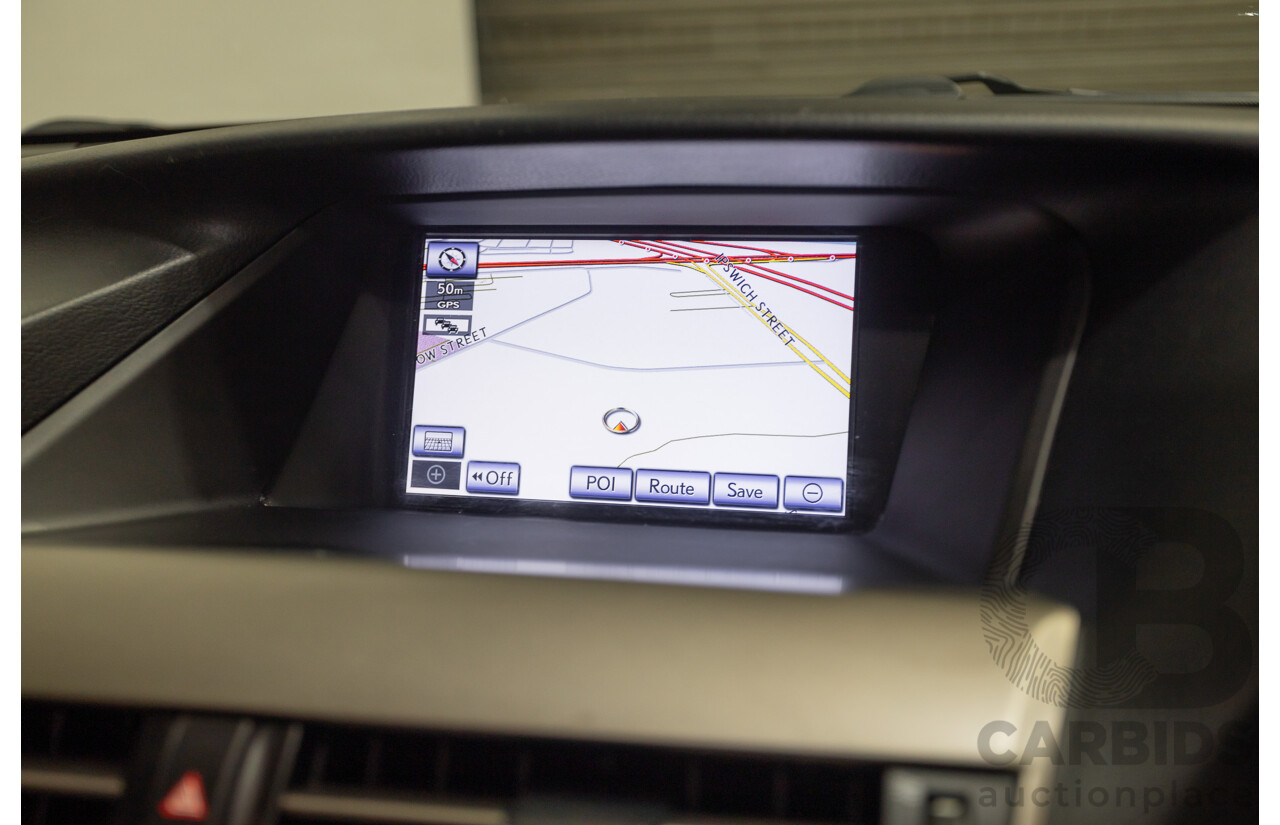 9/2013 Lexus RX350 Luxury GGL15R MY12 4d Wagon White Pearl V6 3.5L