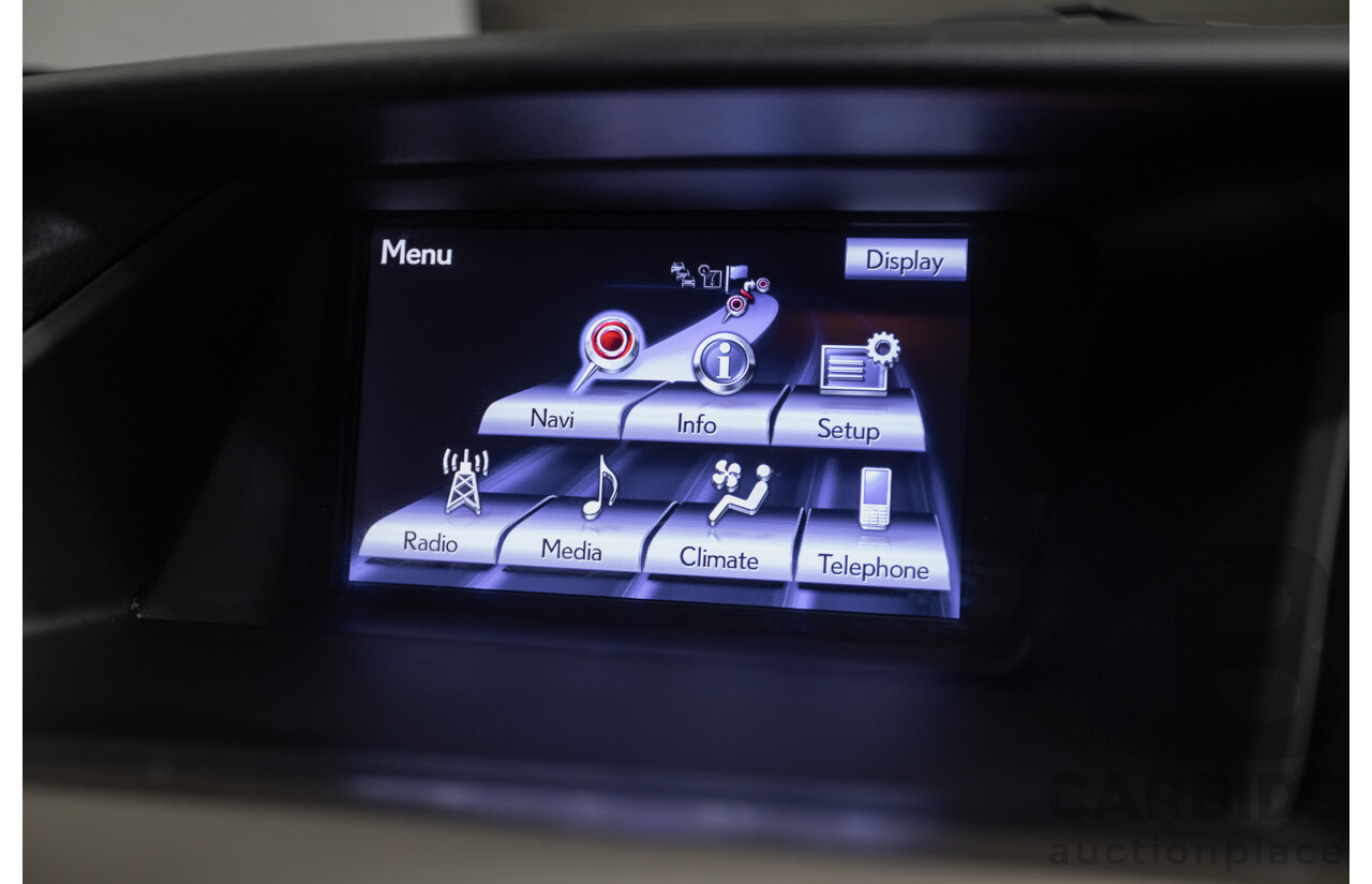 9/2013 Lexus RX350 Luxury GGL15R MY12 4d Wagon White Pearl V6 3.5L