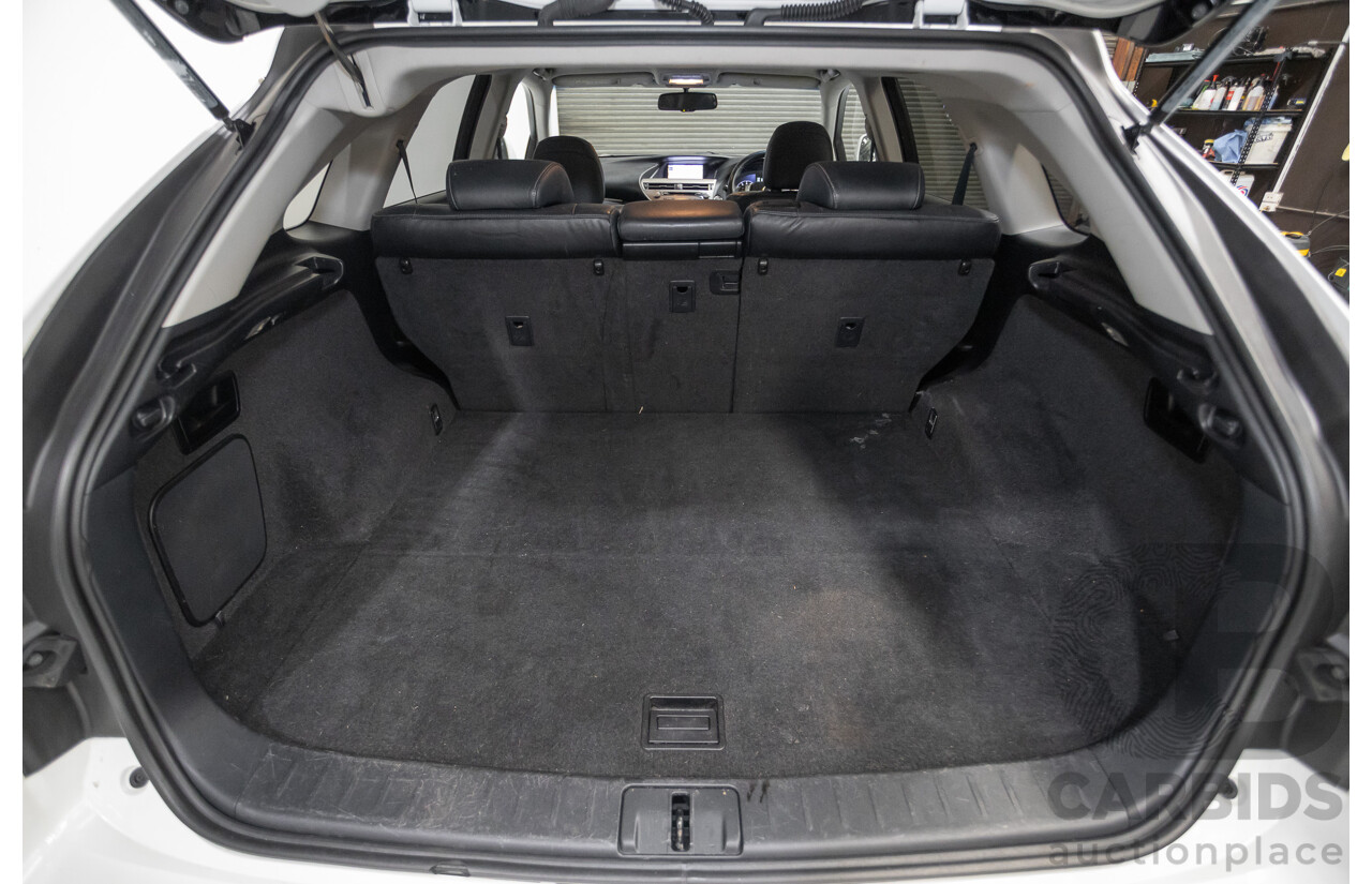 9/2013 Lexus RX350 Luxury GGL15R MY12 4d Wagon White Pearl V6 3.5L