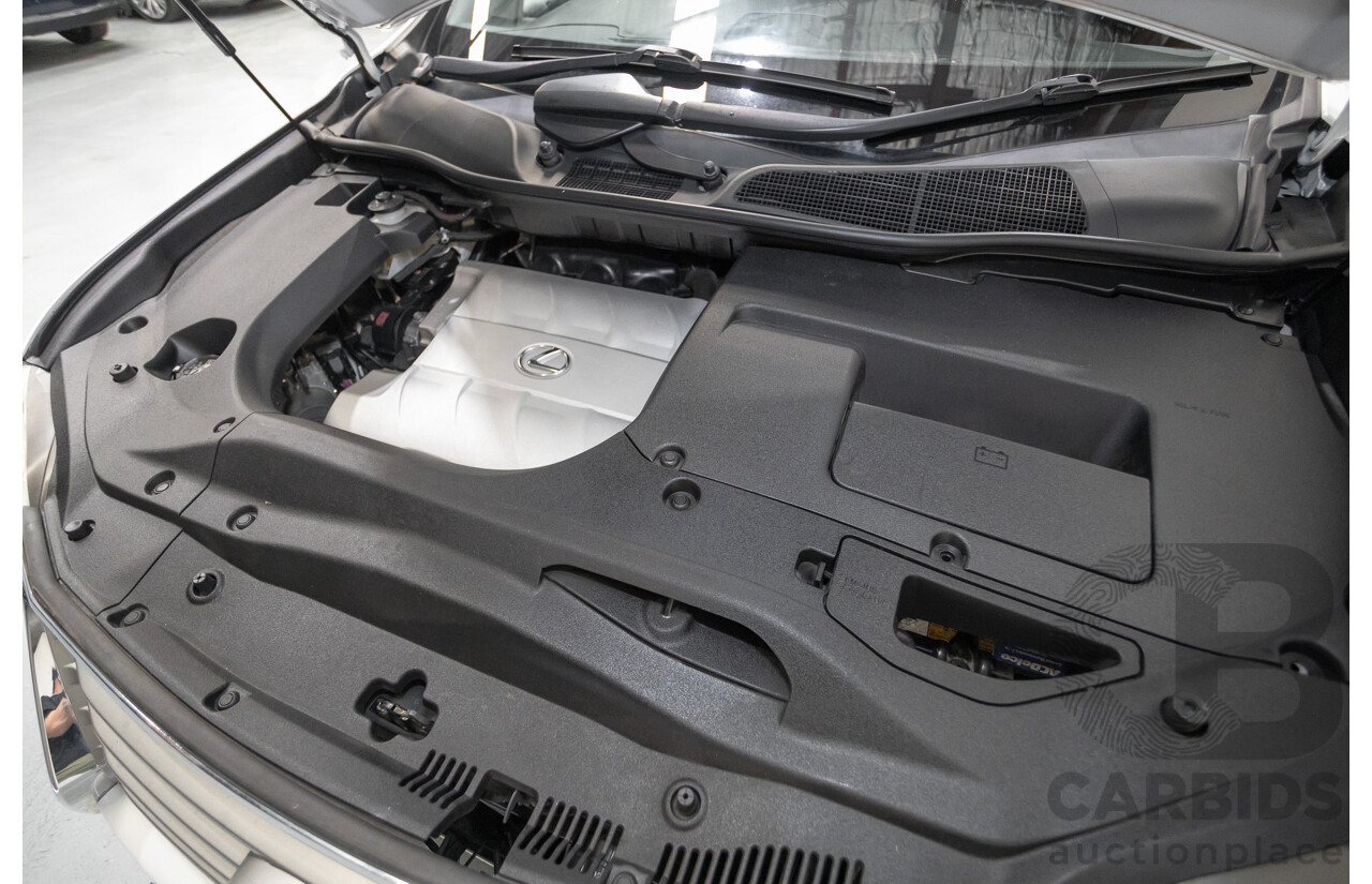 9/2013 Lexus RX350 Luxury GGL15R MY12 4d Wagon White Pearl V6 3.5L