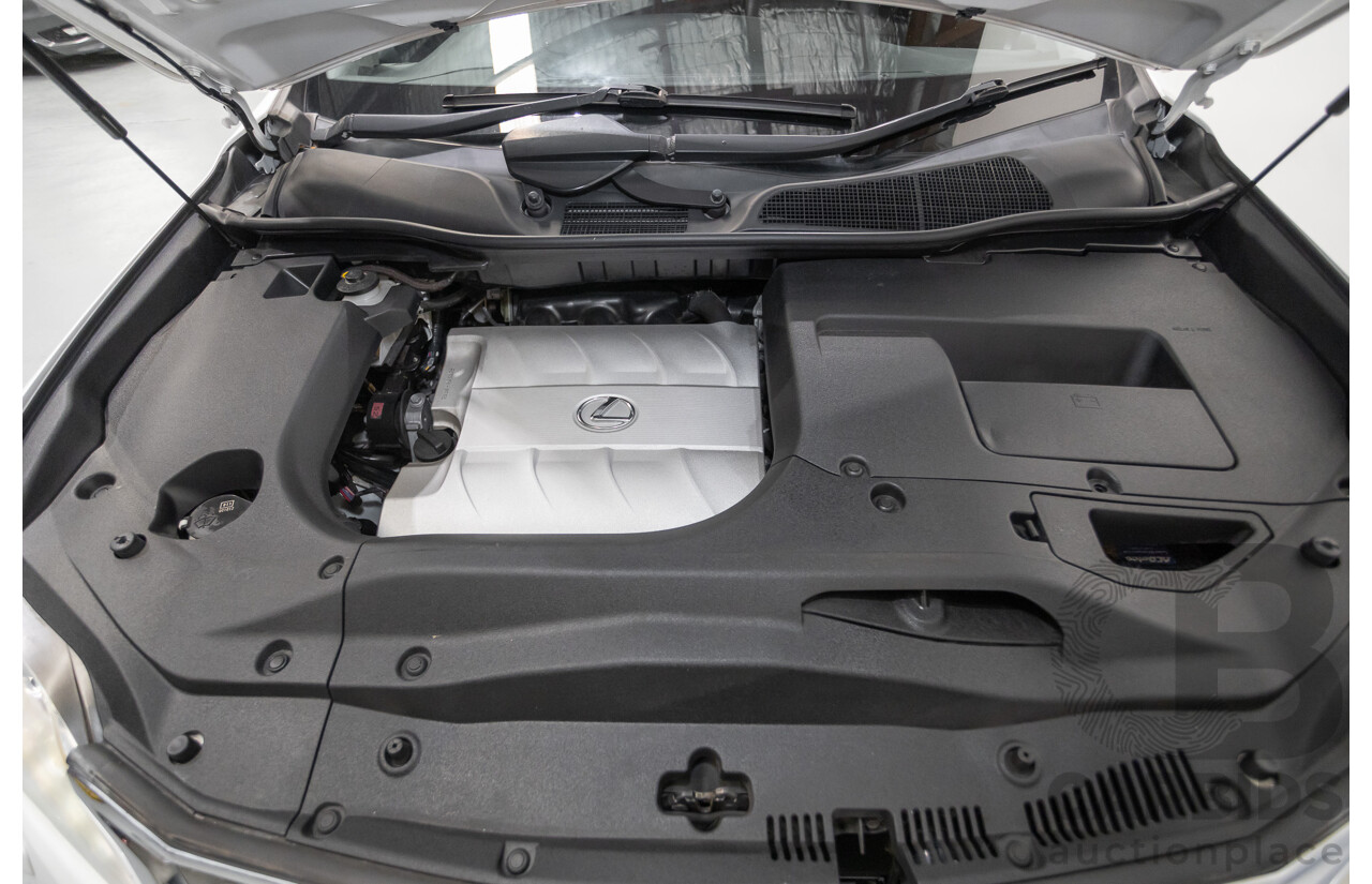 9/2013 Lexus RX350 Luxury GGL15R MY12 4d Wagon White Pearl V6 3.5L