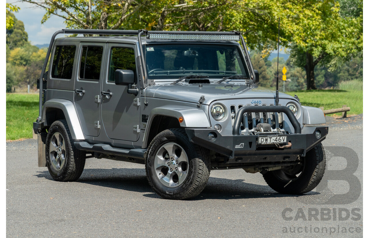 1/2018 Jeep Wrangler Unlimited Overland (4x4) JK MY18 4D Hardtop Billet Silver Metallic V8 5.7L