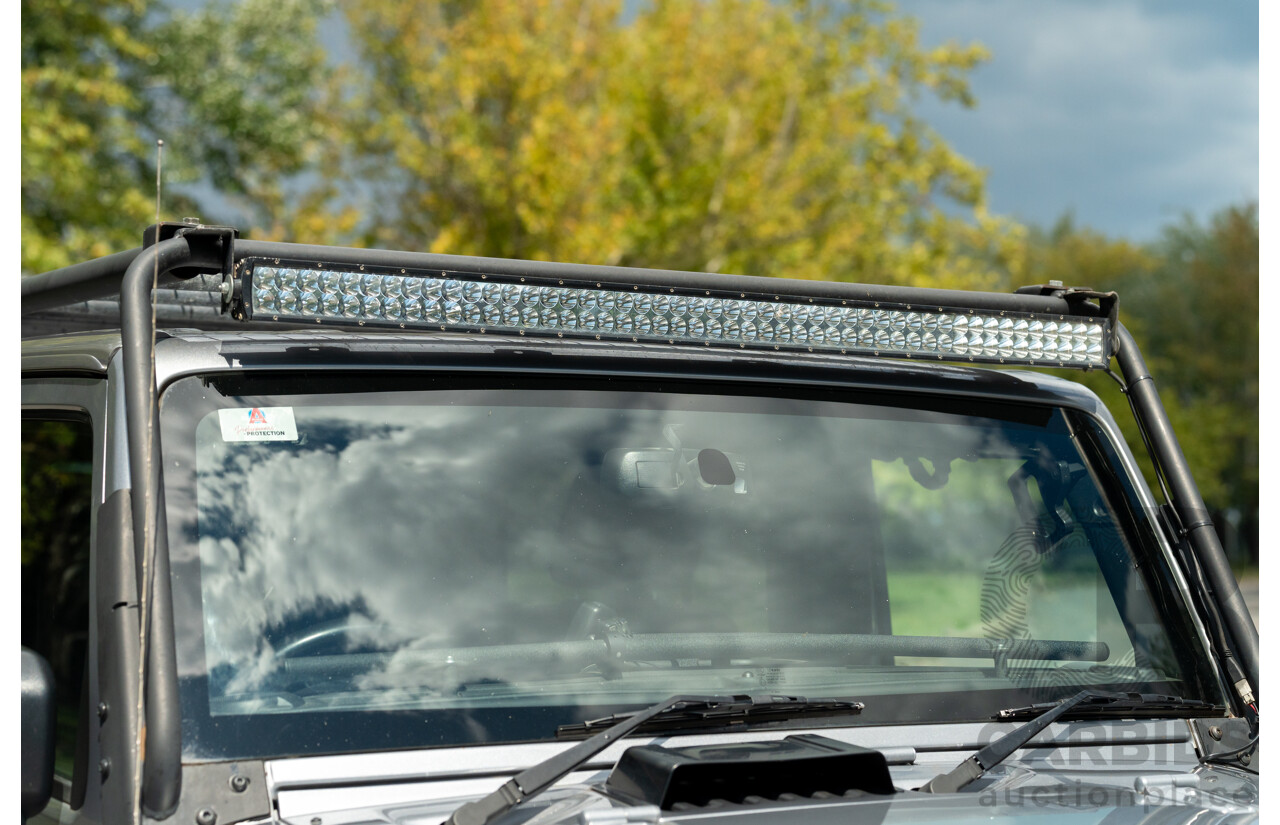 1/2018 Jeep Wrangler Unlimited Overland (4x4) JK MY18 4D Hardtop Billet Silver Metallic V8 5.7L