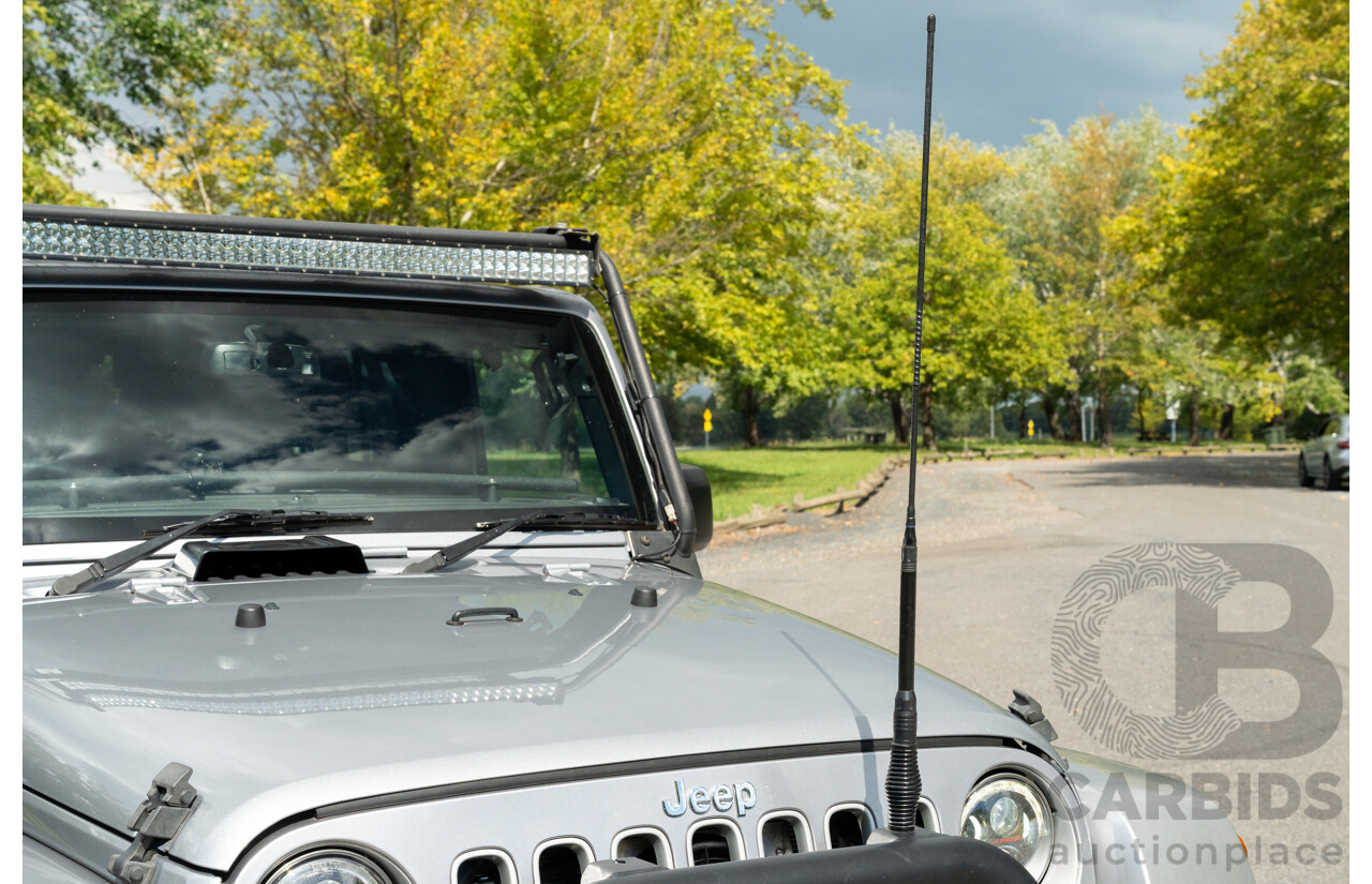 1/2018 Jeep Wrangler Unlimited Overland (4x4) JK MY18 4D Hardtop Billet Silver Metallic V8 5.7L