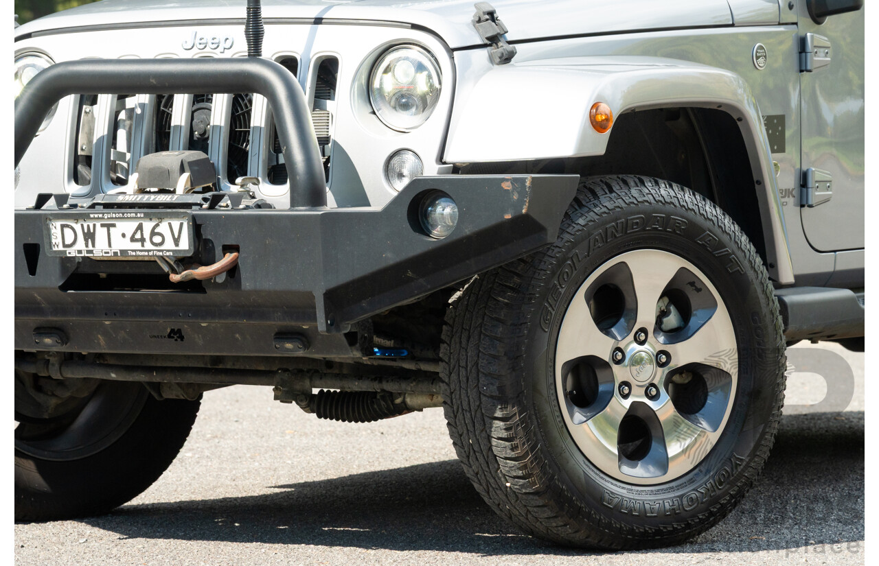 1/2018 Jeep Wrangler Unlimited Overland (4x4) JK MY18 4D Hardtop Billet Silver Metallic V8 5.7L