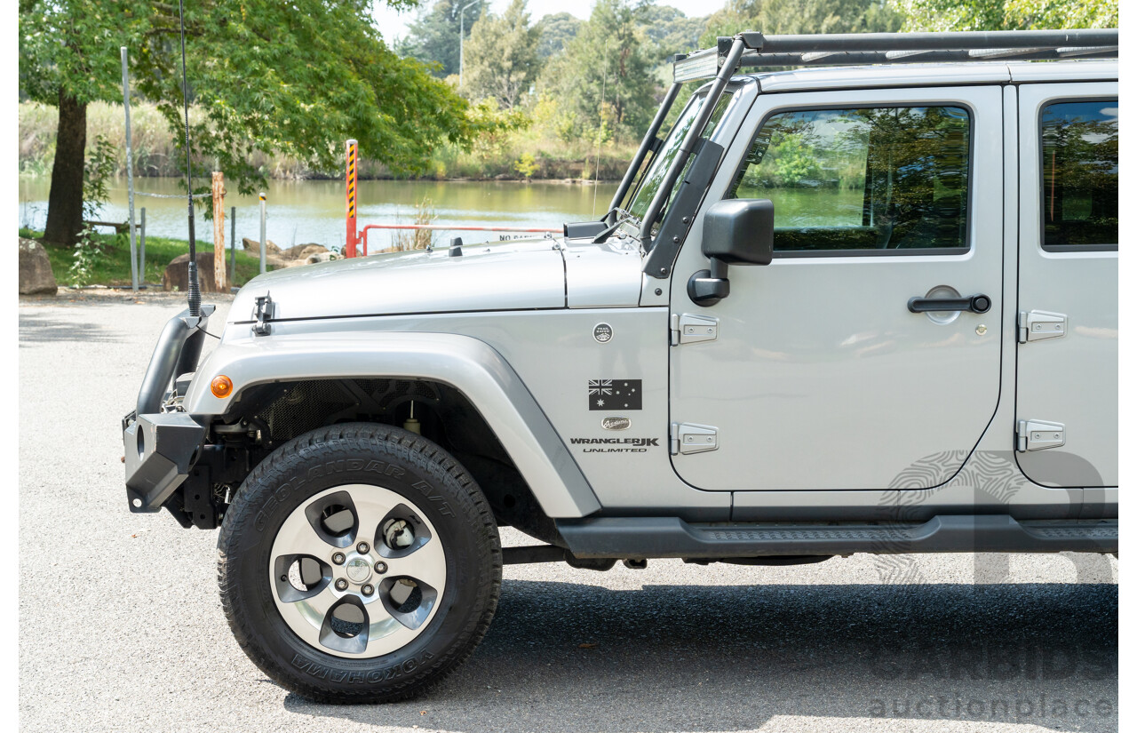 1/2018 Jeep Wrangler Unlimited Overland (4x4) JK MY18 4D Hardtop Billet Silver Metallic V8 5.7L