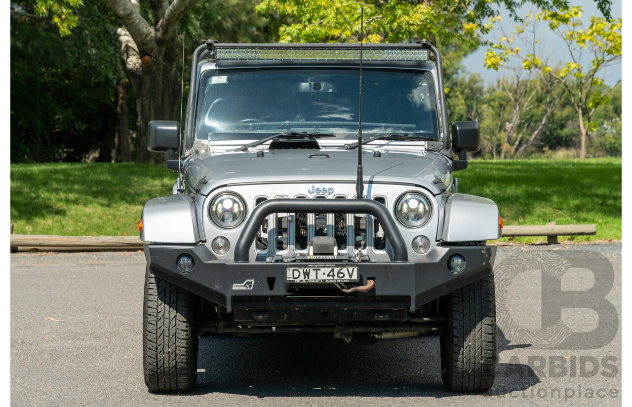 1/2018 Jeep Wrangler Unlimited Overland (4x4) JK MY18 4D Hardtop Billet Silver Metallic V8 5.7L