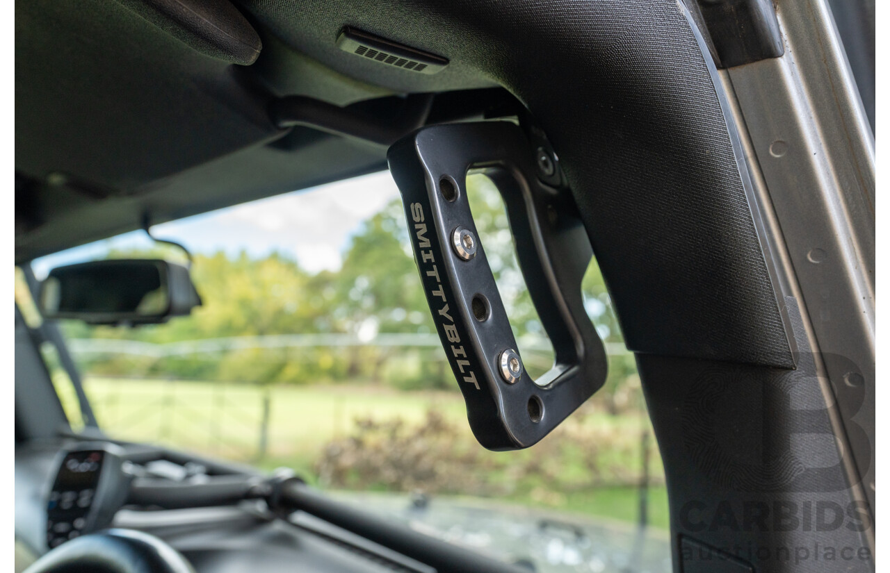 1/2018 Jeep Wrangler Unlimited Overland (4x4) JK MY18 4D Hardtop Billet Silver Metallic V8 5.7L