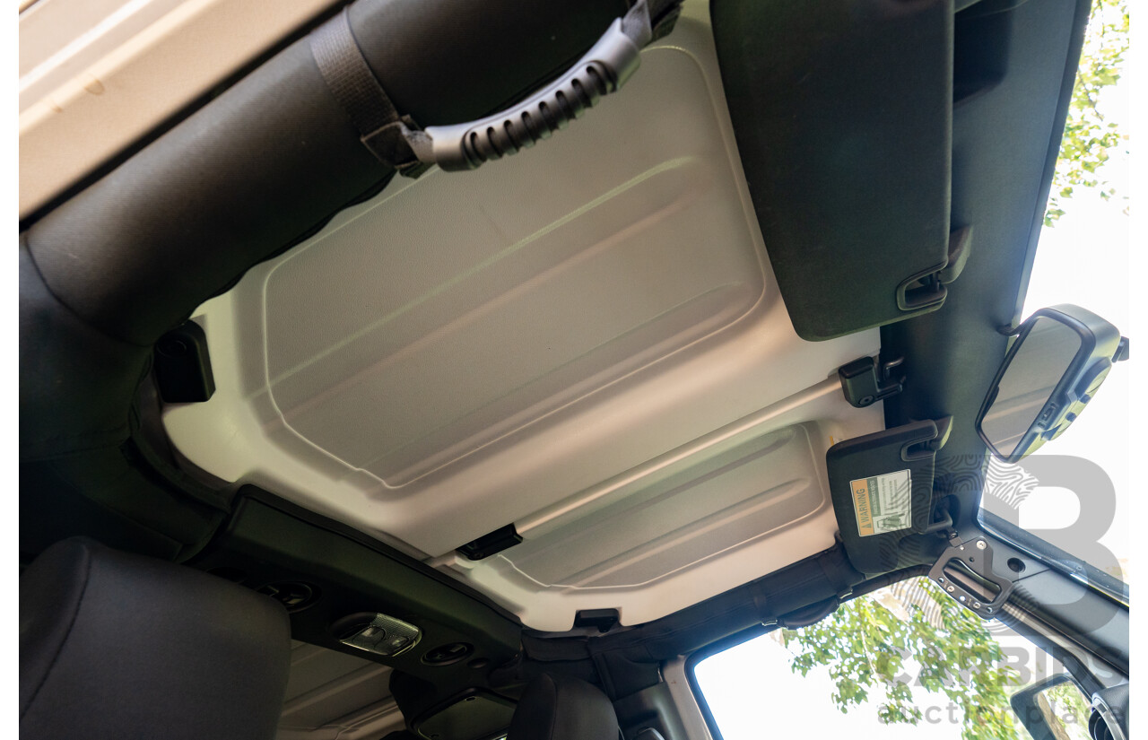 1/2018 Jeep Wrangler Unlimited Overland (4x4) JK MY18 4D Hardtop Billet Silver Metallic V8 5.7L