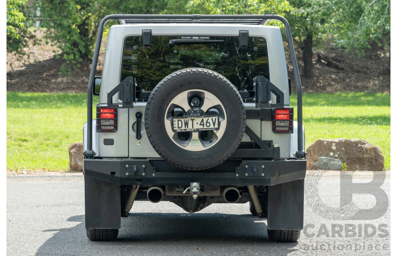 1/2018 Jeep Wrangler Unlimited Overland (4x4) JK MY18 4D Hardtop Billet Silver Metallic V8 5.7L