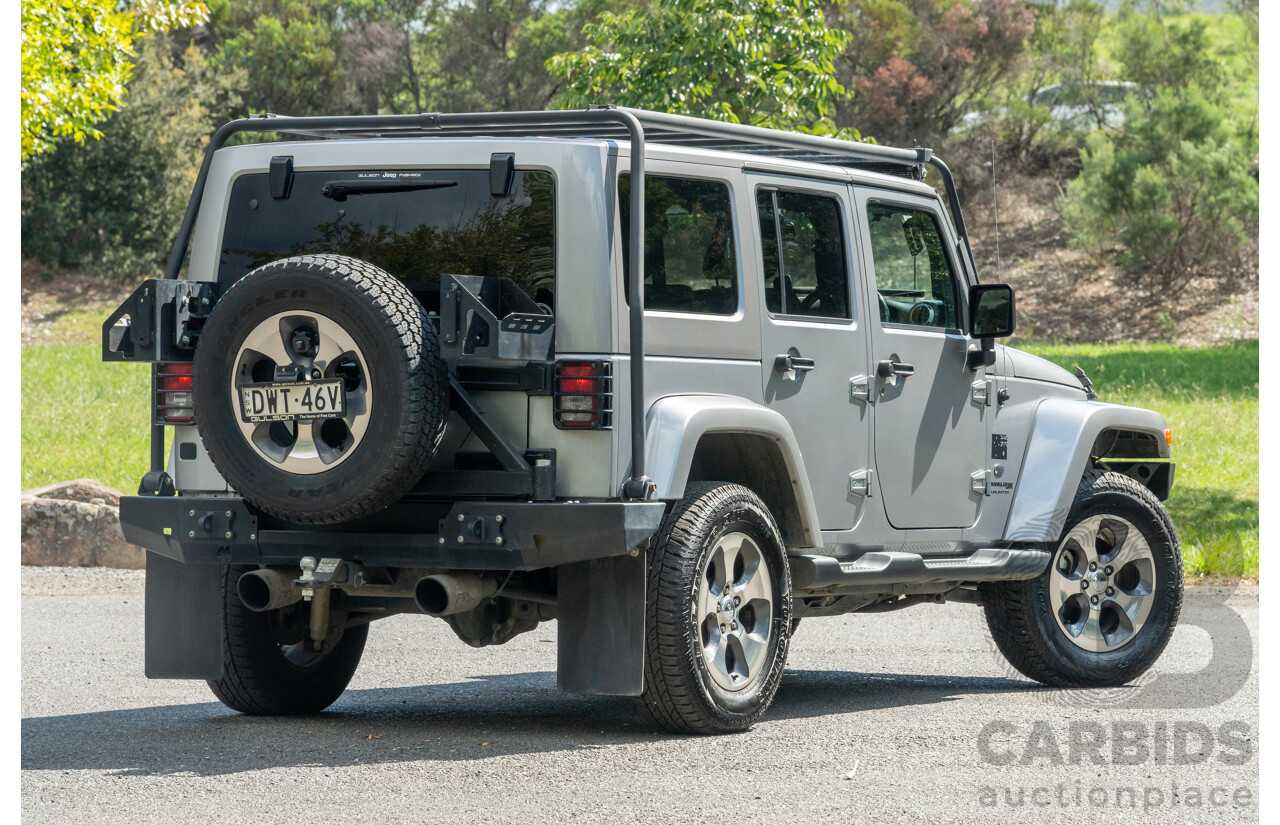 1/2018 Jeep Wrangler Unlimited Overland (4x4) JK MY18 4D Hardtop Billet Silver Metallic V8 5.7L